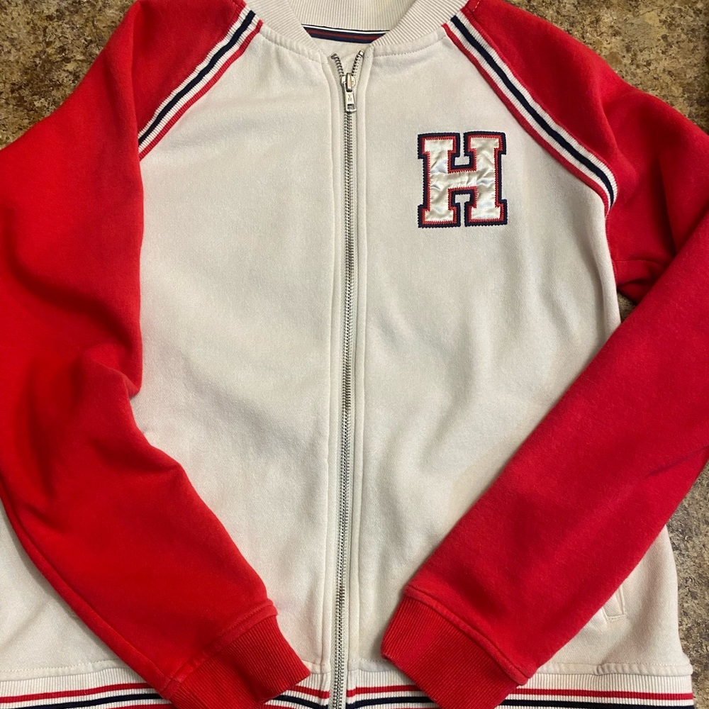 Tommy Hilfiger Bomber Jacket Cotton, size Medium NWOT